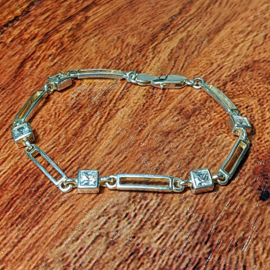 Giftware Fat Fingers | Cubic Zirconia Bracelet