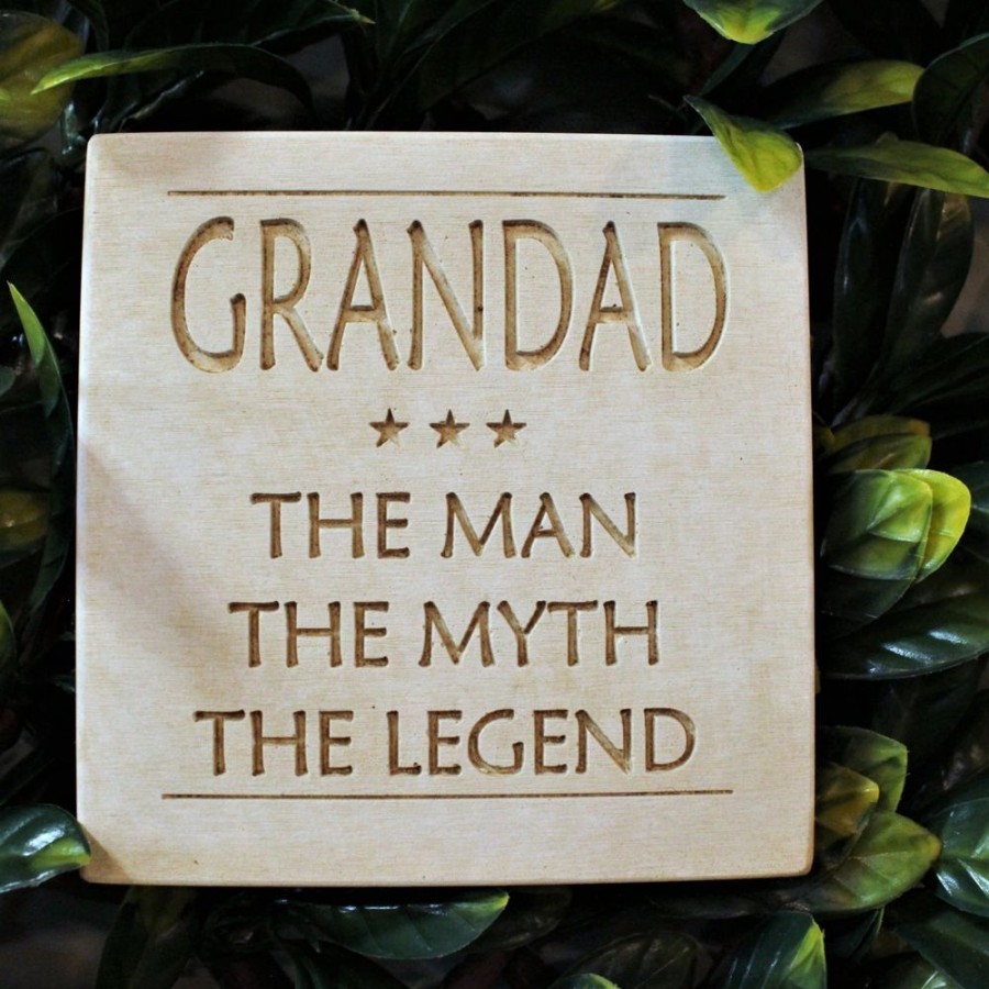 Giftware Blooming Botanicals | Grandad Legend Wall Plaque