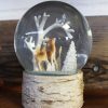 Home Decor Hurst House Trading | Large 3 Deer Snow Globe