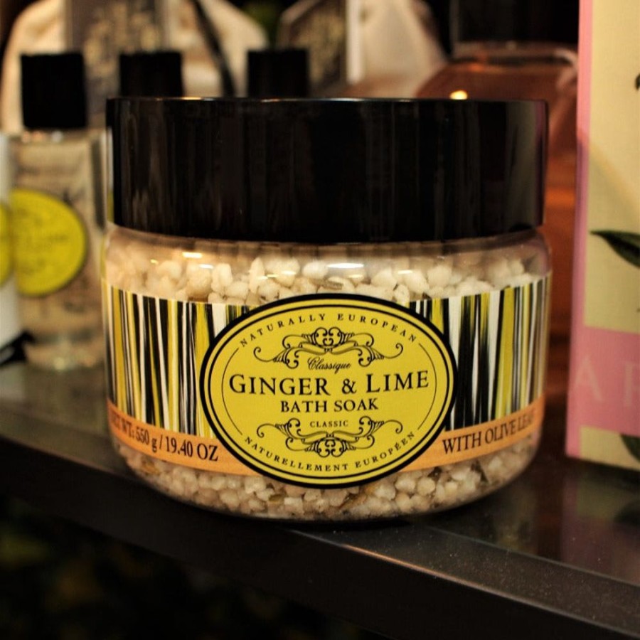 Giftware Hu0026J | Ginger & Lime Bath Soak Salts