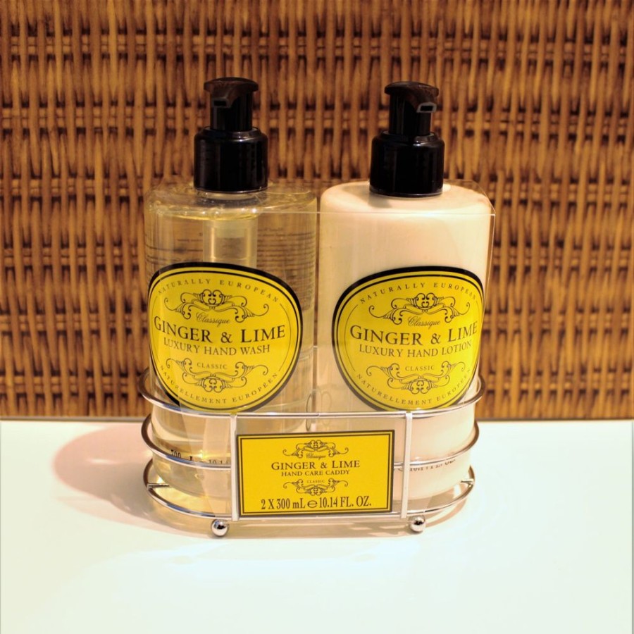 Body, Bath & Home Fragrance Hu0026J | Ginger & Lime Hand Care Caddy