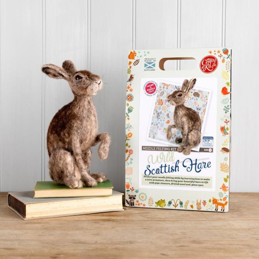 Giftware Hive | Wild Scottish Hare Needle Felting Kit