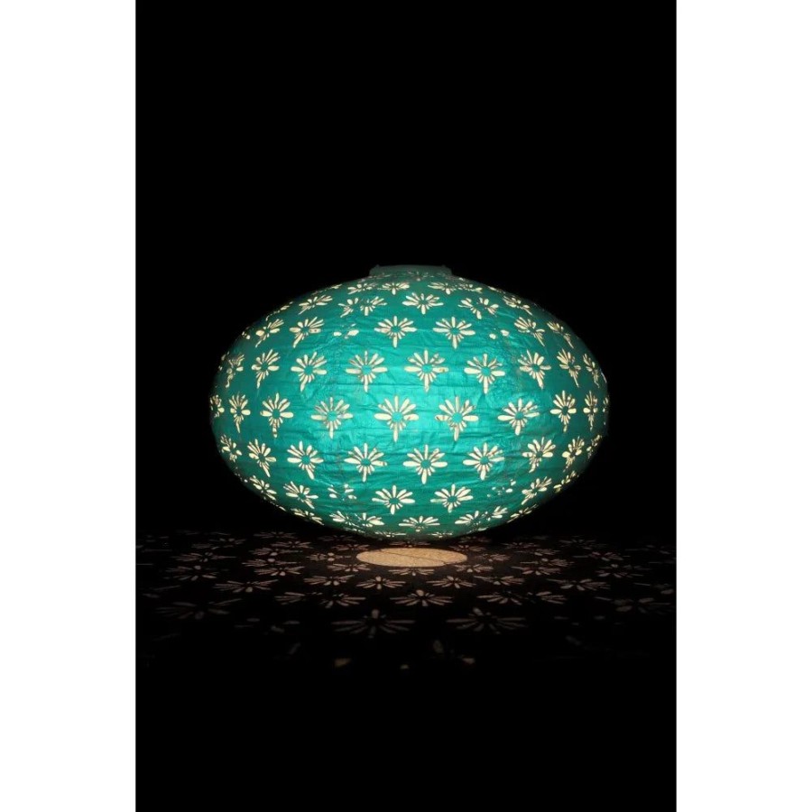 Outdoor Living Blooming Botanicals | Blue Ellipse Solar Lantern