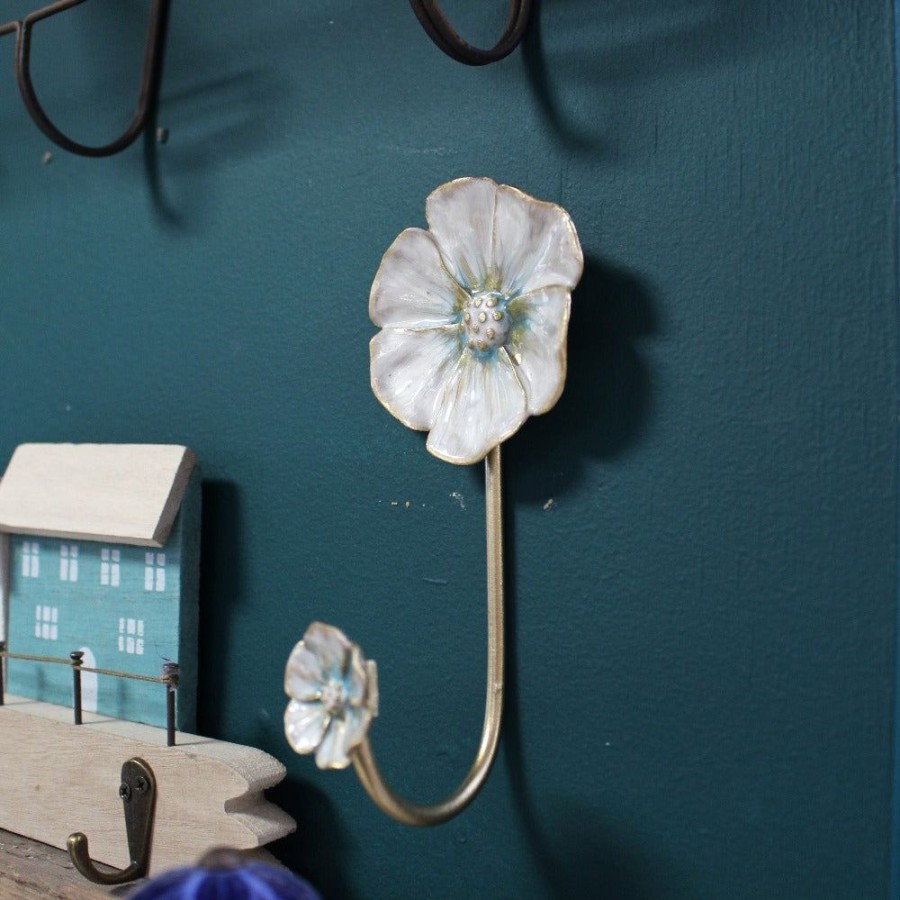 Furniture Hurst House Trading | Grey Flower Hook