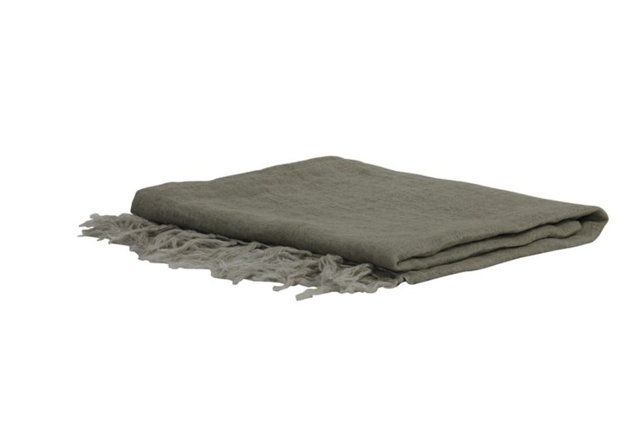 Home Decor Signature Collection | Plaid Taupe Medium Throw 170X130Cm