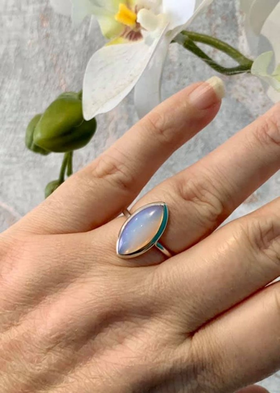 Fashion & Accessories Fat Fingers | Opalite Marquise Ring