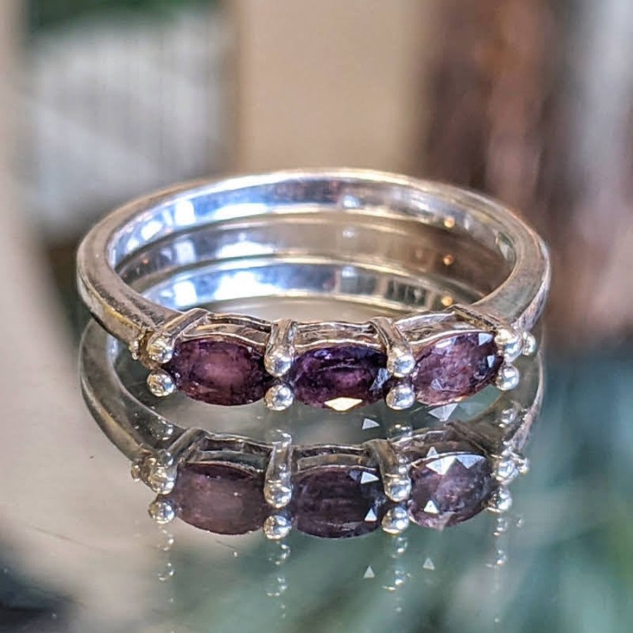 Fashion & Accessories Fat Fingers | Purple Tourmaline Triple Ring