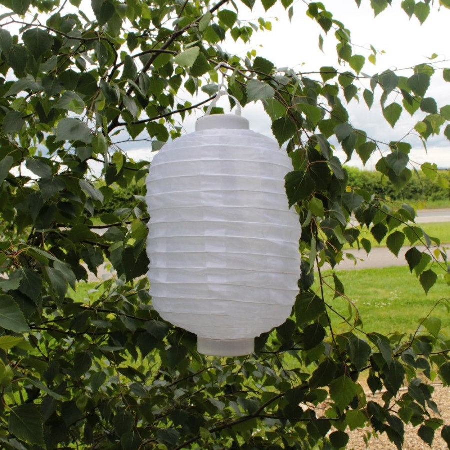 Garden Blooming Botanicals | White Flame Effect Lantern