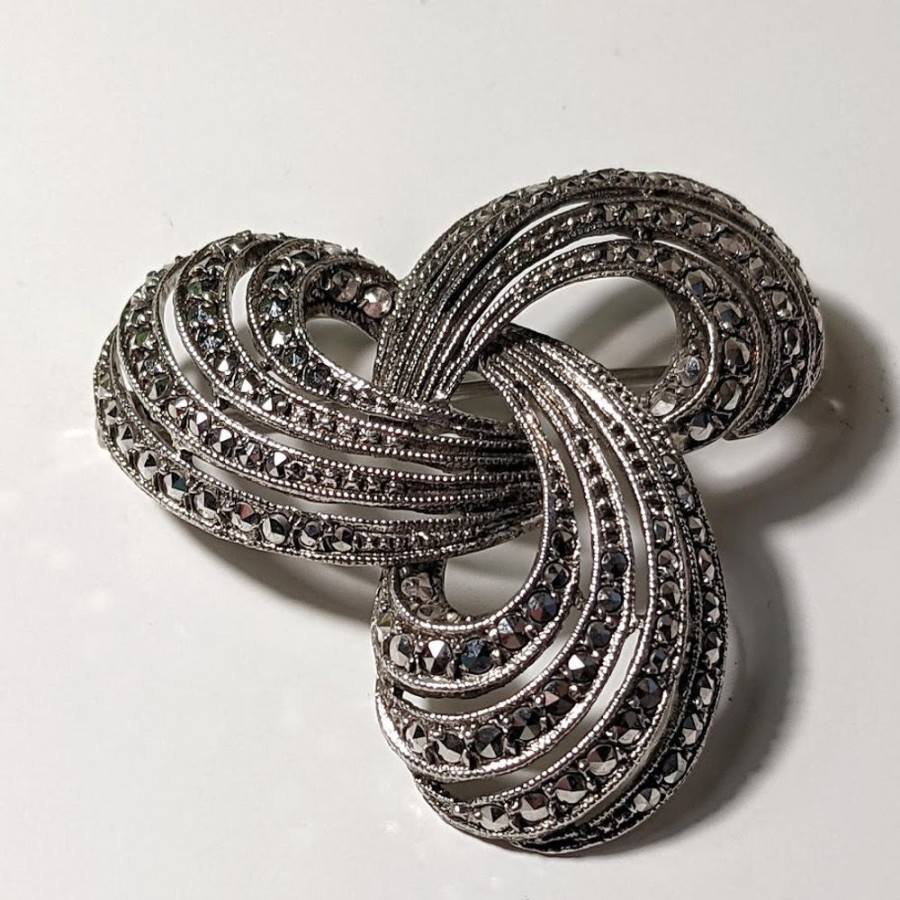 Fashion & Accessories Fat Fingers | Marcasite Brooch