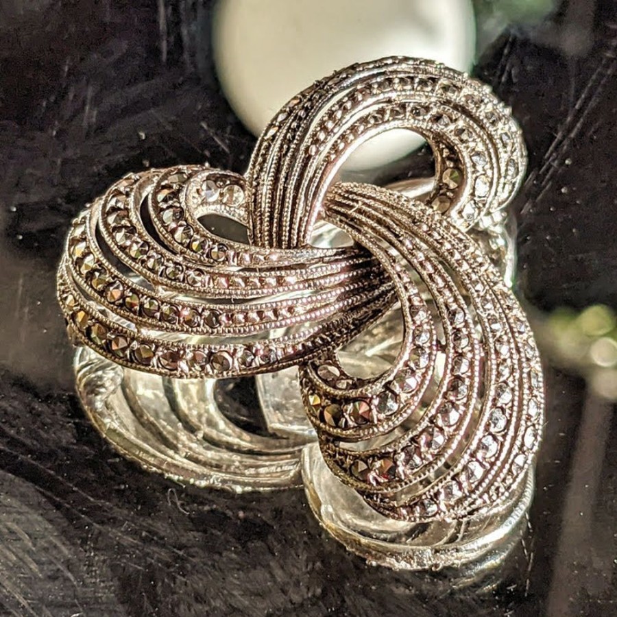 Fashion & Accessories Fat Fingers | Marcasite Brooch